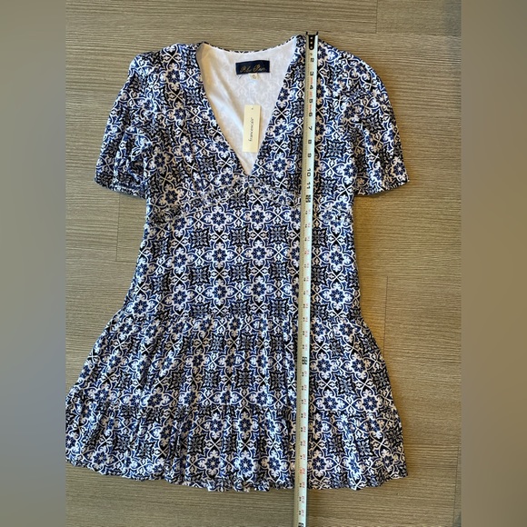 NWT Blue Rain blue and white dress Size: Medium - Picture 8 of 16